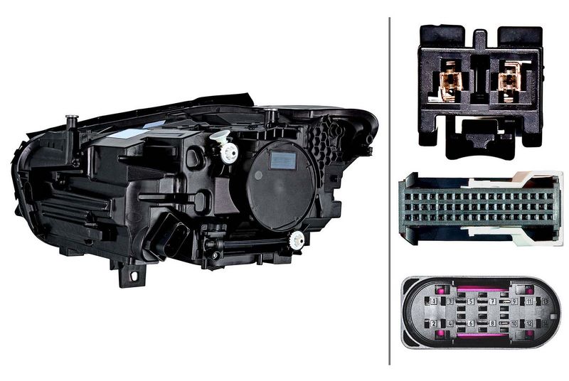 HELLA 1EX 015 558-321 Headlight
