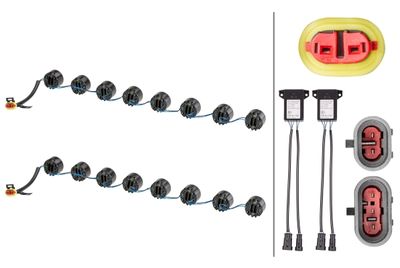 Daytime Running Light Set HELLA 2PT 010 458-761