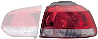 Tail Light Assembly HELLA 2SD 009 922-101