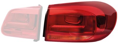 Tail Light Assembly HELLA 2SD 010 738-091