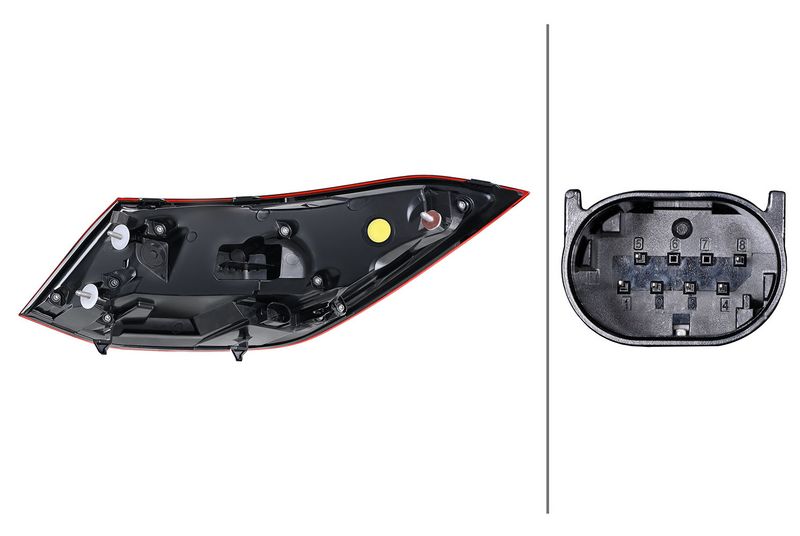HELLA 2SK 013 102-071 Tail Light Assembly