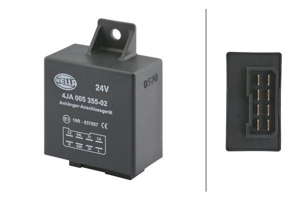HELLA 4JA 005 355-021 Time-delay Relay, trailer hitch