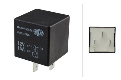 Relay, main current HELLA 4RA 007 507-081