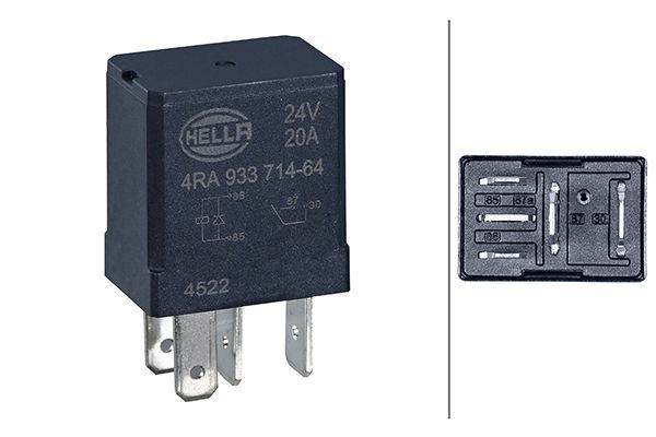 HELLA 4RA 933 714-641 Relay, main current