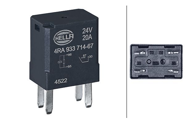 HELLA 4RA 933 714-671 Relay, main current