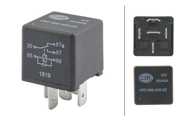 HELLA 4RD 965 400-027 Relay, main current
