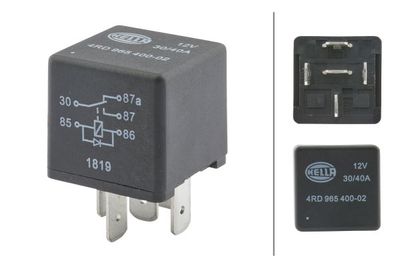 Relay, main current HELLA 4RD 965 400-027