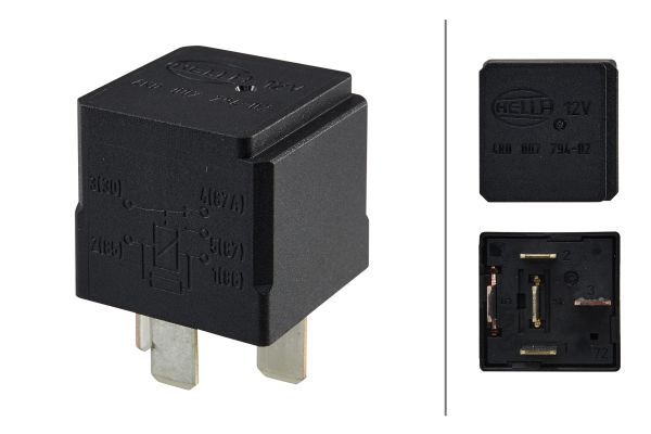 HELLA 4RD 007 794-021 Relay, cold start control