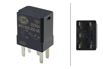 Relay, main current HELLA 4RD 933 332-581