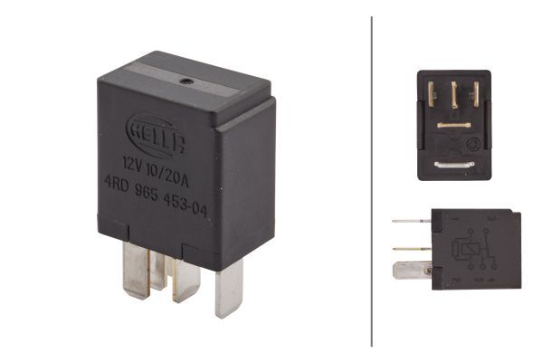 HELLA 4RD 965 453-041 Relay, wipe/wash interval