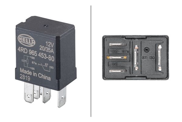 HELLA 4RD 965 453-801 Relay, wipe/wash interval
