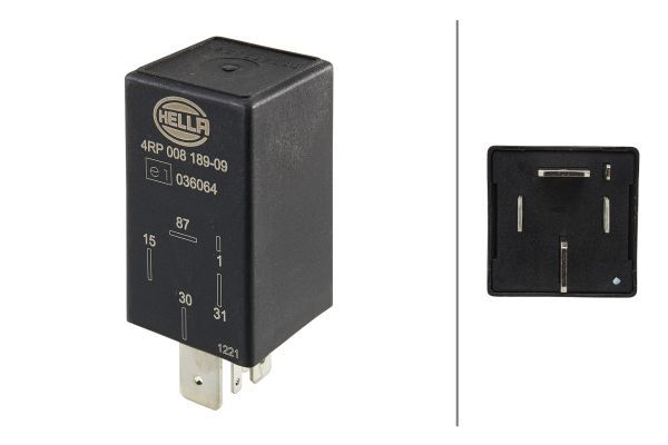 HELLA 4RP 008 189-091 Relay, fuel pump