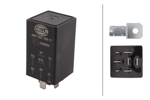 HELLA 4RP 008 189-111 Relay, fuel pump