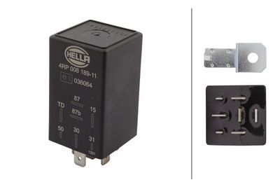 Relay, fuel pump HELLA 4RP 008 189-111