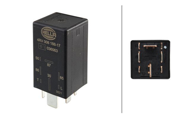 HELLA 4RV 008 188-171 Control Unit, glow time