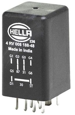HELLA 4RV 008 188-481 Control Unit, glow time