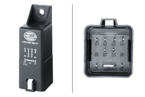 HELLA 4RV 008 188-711 Control Unit, glow time