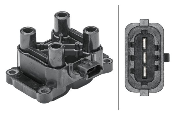 HELLA 5DA 358 168-491 Ignition Coil