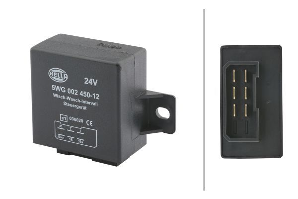 HELLA 5WG 002 450-121 Relay, wipe/wash interval