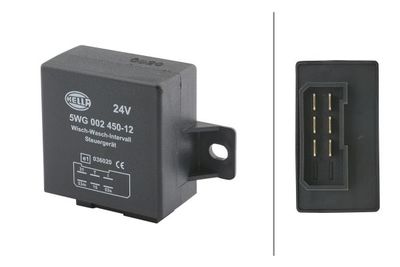 Relay, wipe/wash interval HELLA 5WG 002 450-121