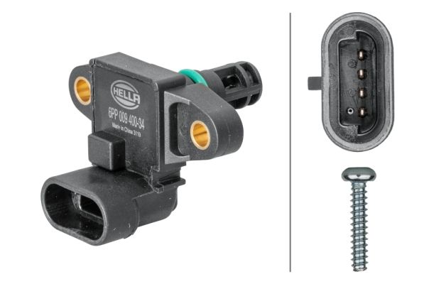 HELLA 6PP 009 400-341 Sensor, intake manifold pressure