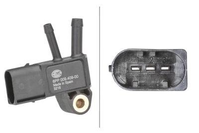 Sensor, exhaust pressure HELLA 6PP 009 409-001