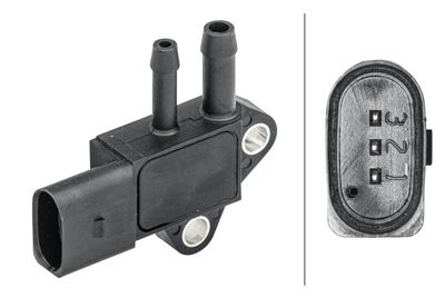 Sensor, exhaust pressure HELLA 6PP 009 409-011