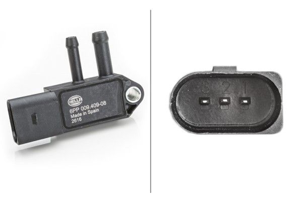 HELLA 6PP 009 409-081 Sensor, exhaust pressure