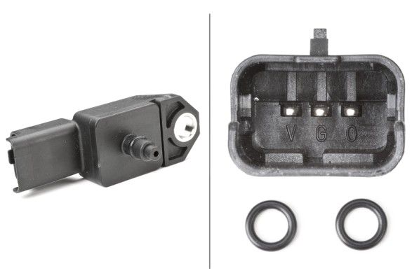 HELLA 6PP 009 400-521 Sensor, boost pressure