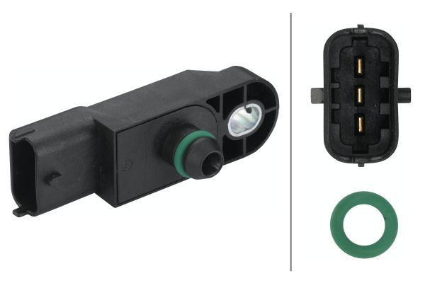 HELLA 6PP 009 400-741 Sensor, boost pressure
