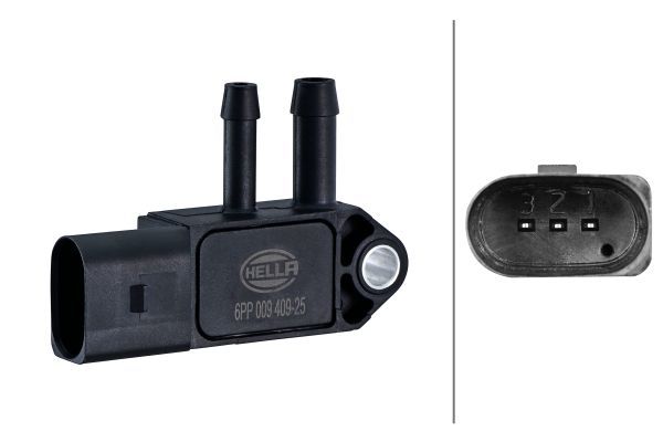 HELLA 6PP 009 409-251 Sensor, exhaust pressure