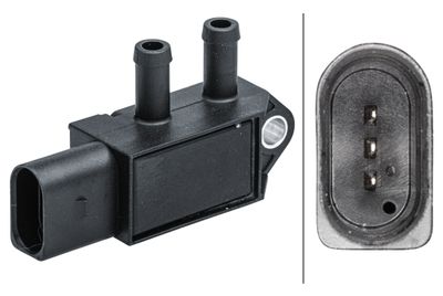 Sensor, exhaust pressure HELLA 6PP 009 409-631