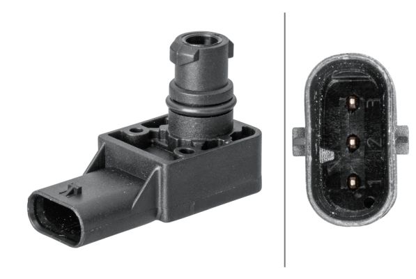 HELLA 6PP 358 152-111 Sensor, boost pressure
