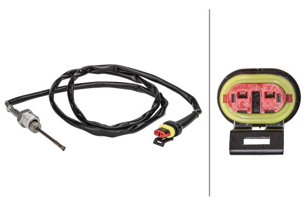 HELLA 6PT 358 181-381 Sensor, exhaust gas temperature