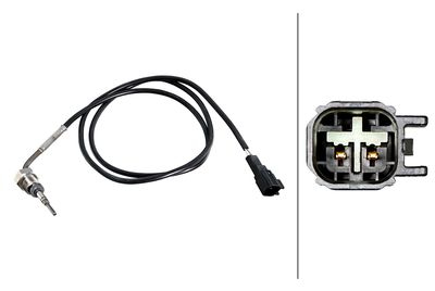 Sensor, exhaust gas temperature HELLA 6PT 358 226-251