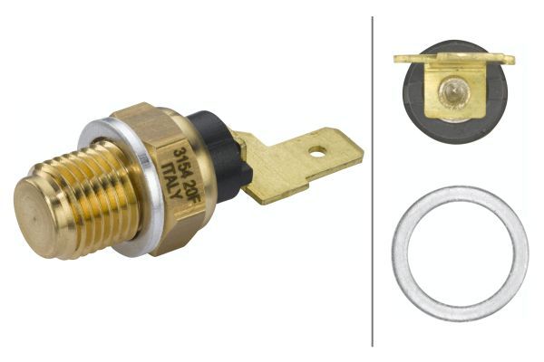 HELLA 6PT 009 107-691 Sensor, oil temperature