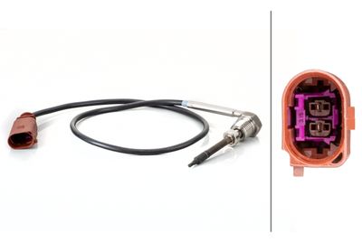 Sensor, exhaust gas temperature HELLA 6PT 014 494-691