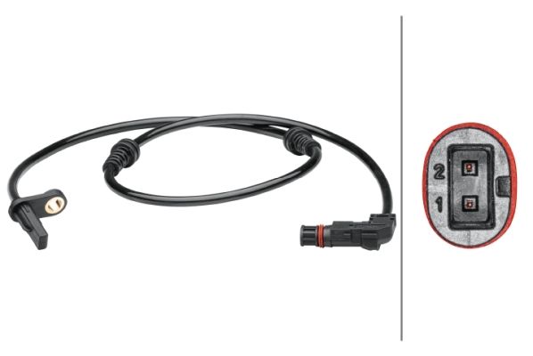 HELLA 6PU 012 679-351 Sensor, wheel speed