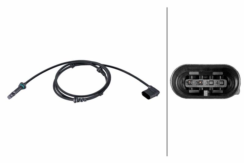 HELLA 6PU 358 216-671 Sensor, wheel speed