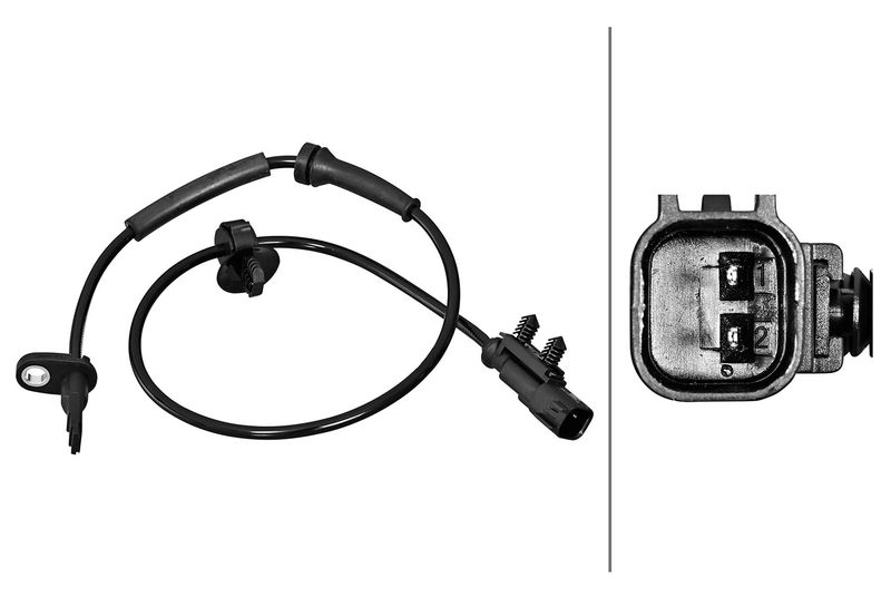 HELLA 6PU 358 217-211 Sensor, wheel speed