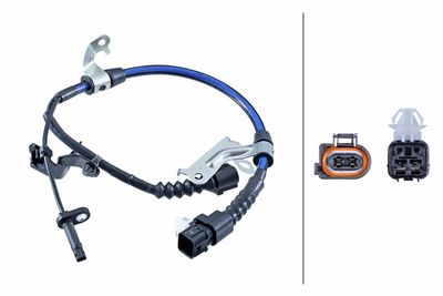 Sensor, wheel speed HELLA 6PU 358 251-241