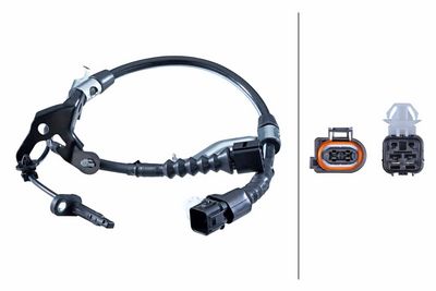 Sensor, wheel speed HELLA 6PU 358 251-251