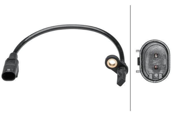 HELLA 6PU 012 679-551 Sensor, wheel speed