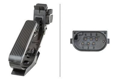 Sensor, accelerator pedal position HELLA 6PV 010 946-061
