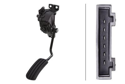 Sensor, accelerator pedal position HELLA 6PV 010 946-331