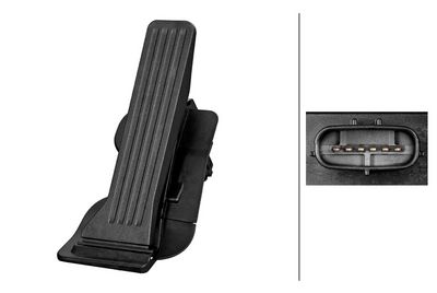 Sensor, accelerator pedal position HELLA 6PV 312 041-221