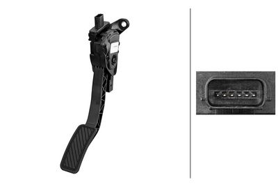 Sensor, accelerator pedal position HELLA 6PV 312 069-001