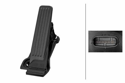 Sensor, accelerator pedal position HELLA 6PV 312 437-111