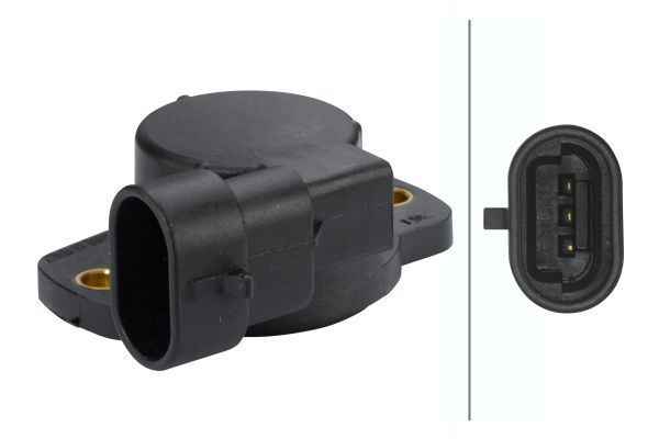 HELLA 6PX 008 476-451 Sensor, throttle position