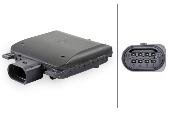 HELLA 6PZ 013 498-731 Control Unit, lane change assistant